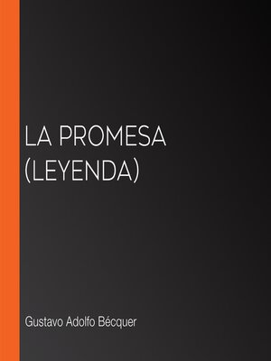 cover image of La promesa (Leyenda)